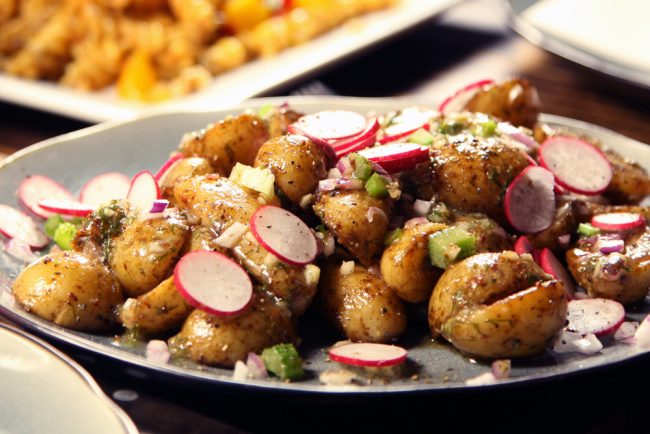 ZESTY BABY POTATO SALAD